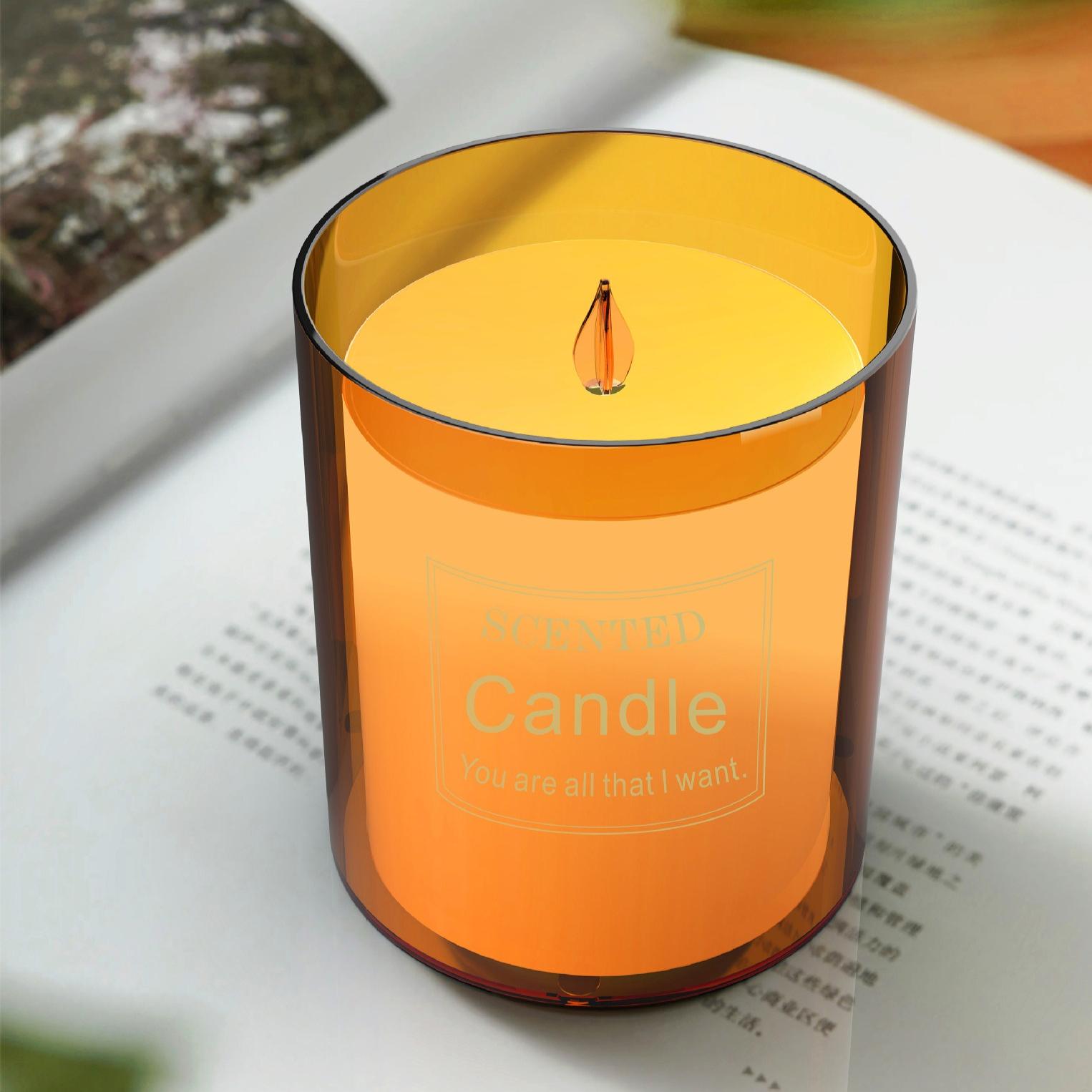 2026 New Candle Simulated Flame Aroma