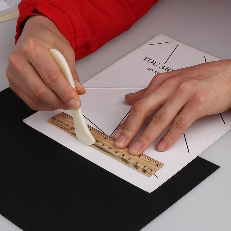 2Pcs Bone Folder Craft Tools Leather Scoring Folding Creasing Paper Accessory