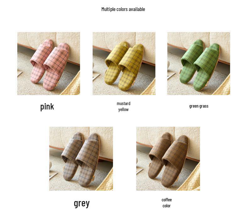 Women's Silent Soft-Soled Japanese Slippers - Lightweight, Noiseless Home Footwear for Wooden Floors in Spring/Summer