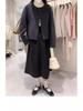 Petite Women's 2025 Winter Woolen Cardigan-Style Short Coat