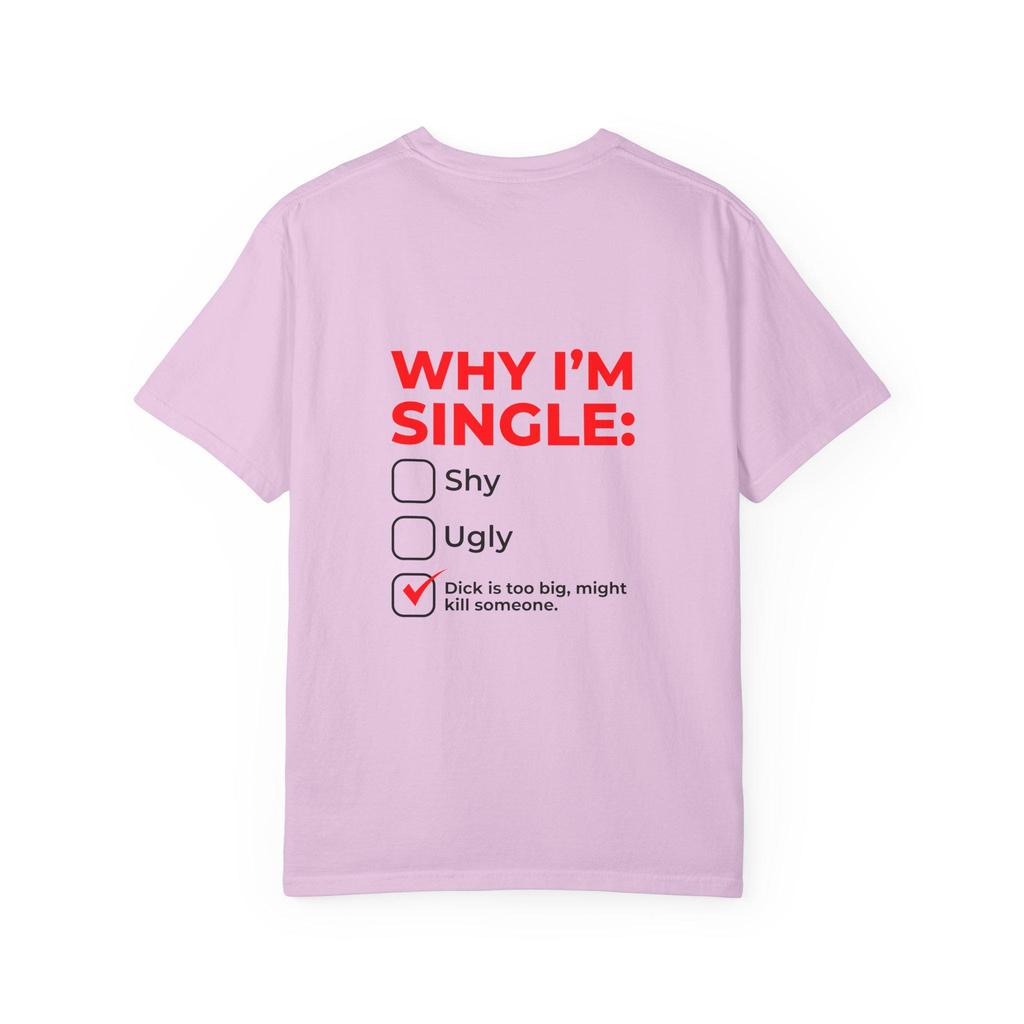 Why I'm Single Meme Women T Shirts Humor Graphic Cotton Tees