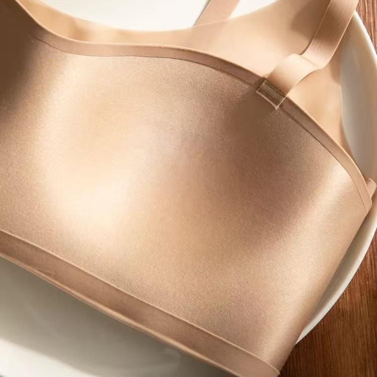 tube top, big chest, small lady, comfortable and breathable, ultra-thin, no steel ring, double breasts, anti-sagging text