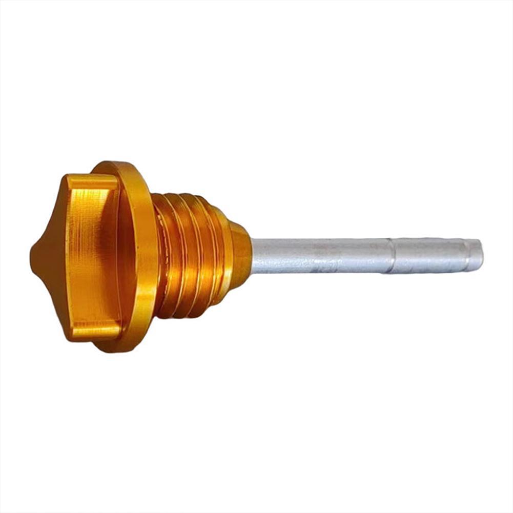 

Aluminum Alloy Motorcycle Oil Dipstick with Non Slip Handle for For precise Oil Level Checking Suitable for Bikes золотий