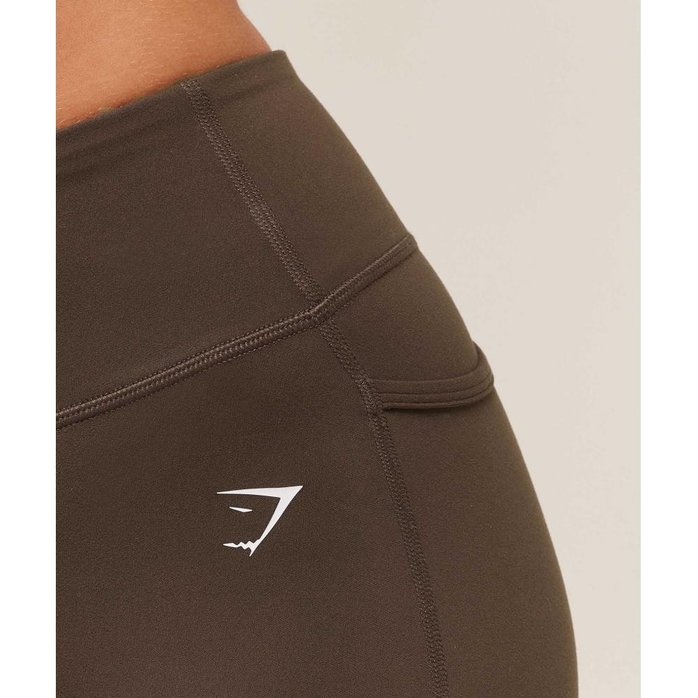 Gymshark Lifting Pocket Leggings Archive Brown B7a4n Nby8