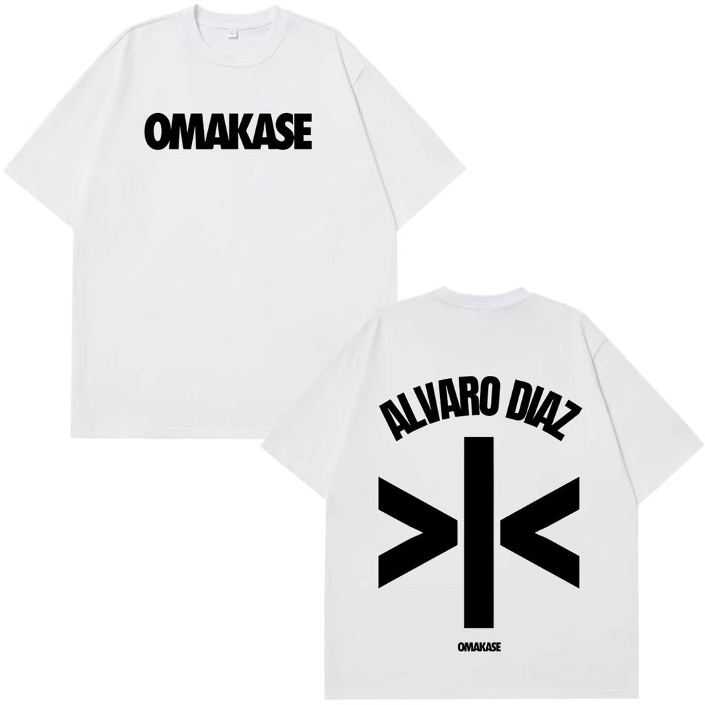 Alvaro Diaz Omakase Album 2026 Tour Merch T Shirt Unisex Unisex Fashion Tshirt Shortsleeved Cotton Casual Gothic Punk Tshirts