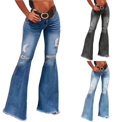 Women's Jeans Retro Color High Waisted Slim And Sexy Design Jeans