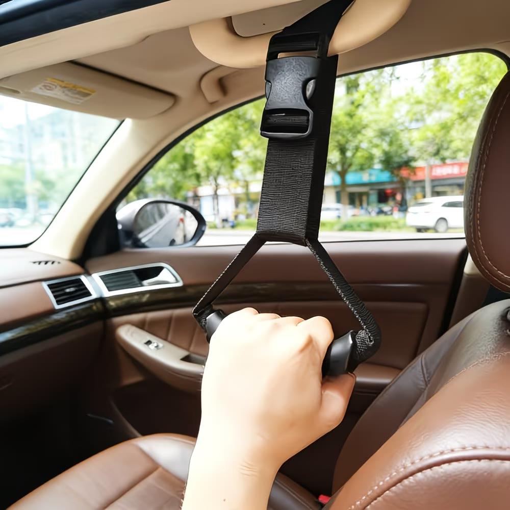 1pcs Adjustable Car Door Handle Support – Ergonomic Nylon Grip, Heavy Duty, No Drill, Easy Install