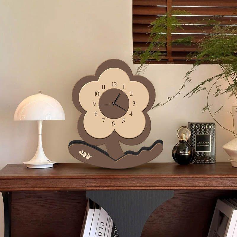 New Chinese-style Table Clock, Pendulum, Desktop Living Room Watch, High-end Desktop Home Decoration Item