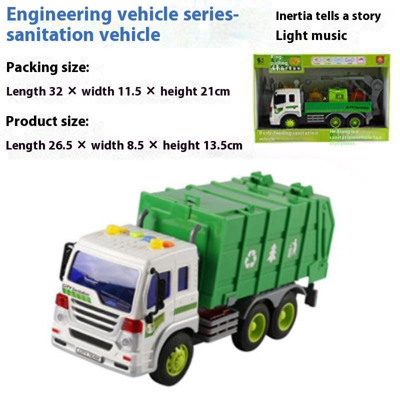 

Детская игрушечная машинка Лестница Спасательная пожарная машина Санитарная машина Звуковая и световая игрушка Инерционная инженерная машина