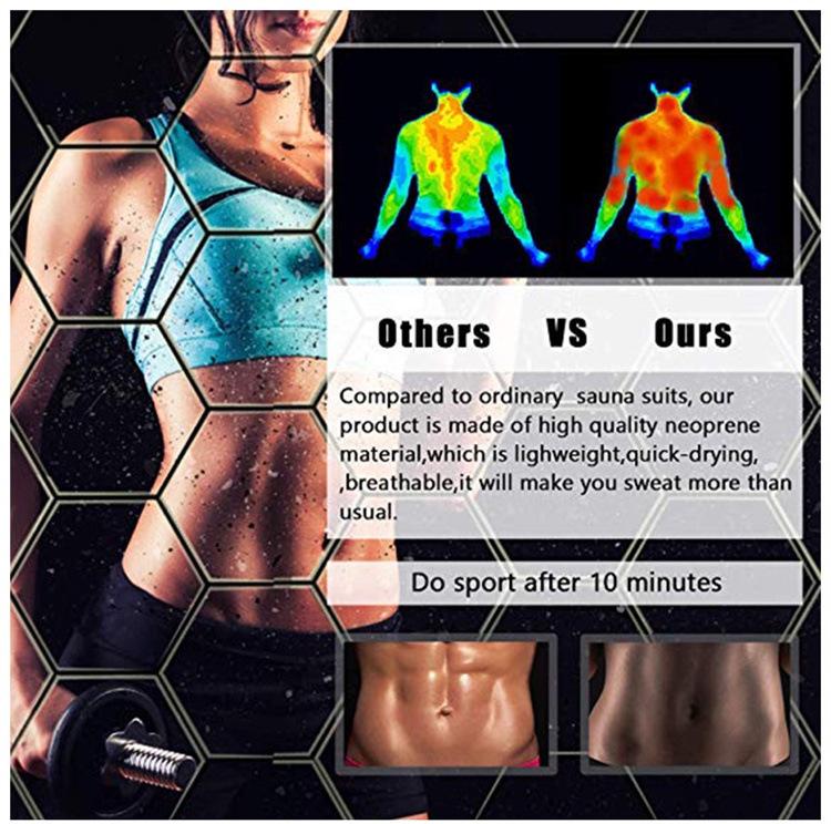 Women's European-American Sauna Sweat Body Shaper Yoga Suit, Short Sleeve, One-Piece