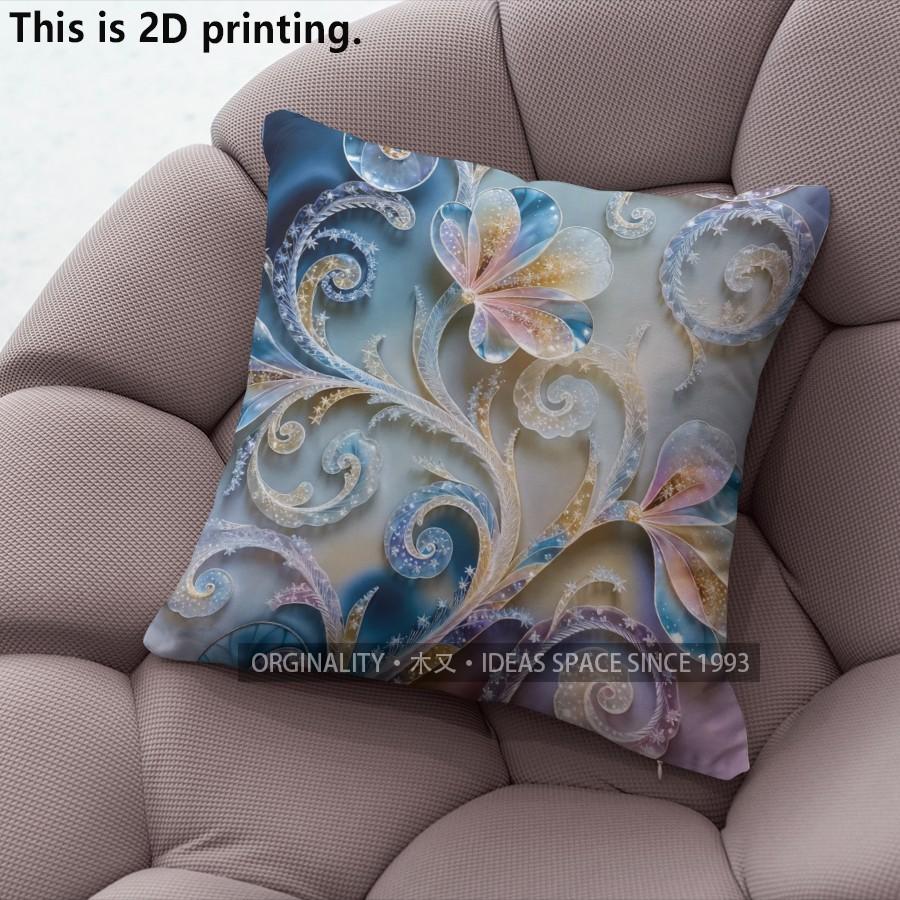 Bohemian Floral Vintage Pillow Covers Pattern Cushion Cover Suitable for Sofa Bedroom Car Pillow Cover