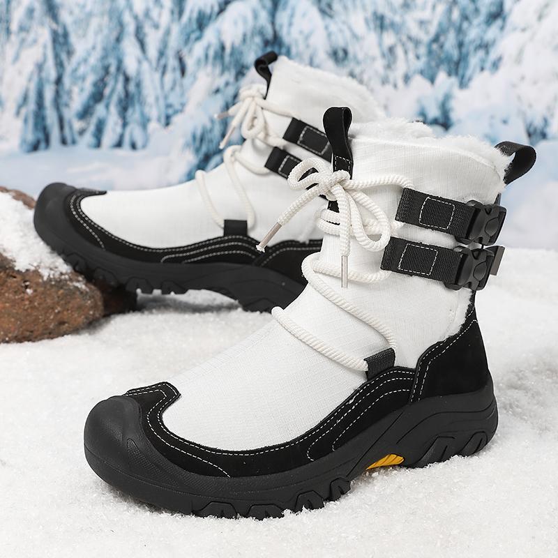 Winter Outdoor Waterproof Men's Snow Boots Russian Style Ankle Boots for Men