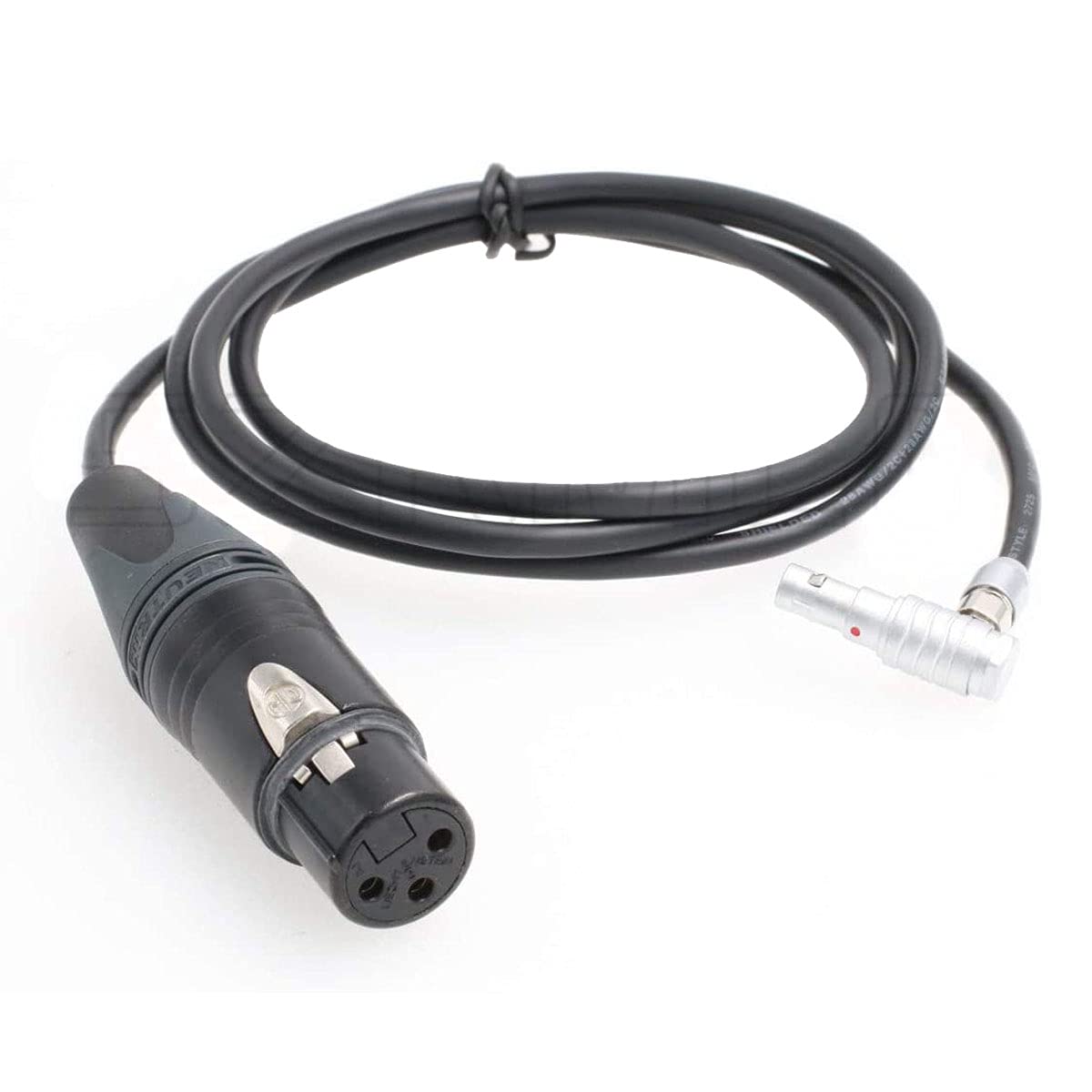 

SZRMCC Z CAME2 or ARRI Alexa Mini Camera Audio Input Cable Neutrik XLR 3-Pin Female to 00B 5-Pin (Right Angle 60cm)