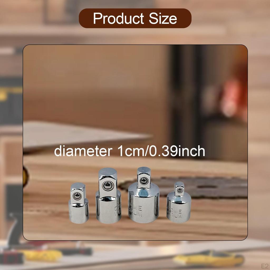 4 szt. Adaptery nasadek Głowica konwersyjna Garaż do konwersji wkrętarki udarowej/kluczy zapadkowych Zapadka