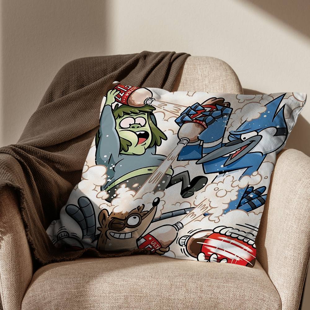Cuscino Mordecai Regular Show per il tempo libero federa per cuscino divano soggiorno federa per cuscino letto camera da letto decorazione per la casa
