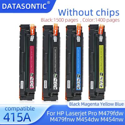 Para impresora HP Laserjet Pro M479fdw M479fnw M454dw M454nw Cartucho de tóner 415A cartucho de tóner w2030A W2031A W2032A W2033A