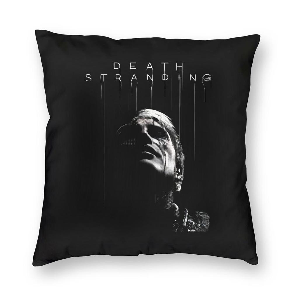 Death Stranding Pillowcase Cushion Cover Decorations Kojima Hideo Metal Gear Solid Reedus Game Mgs Throw Pillow Case Cover Home