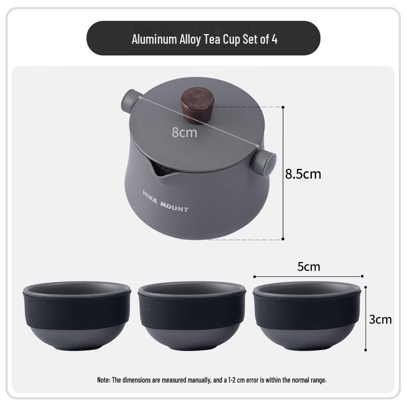 Ultralight Aluminum Camping Tea Set