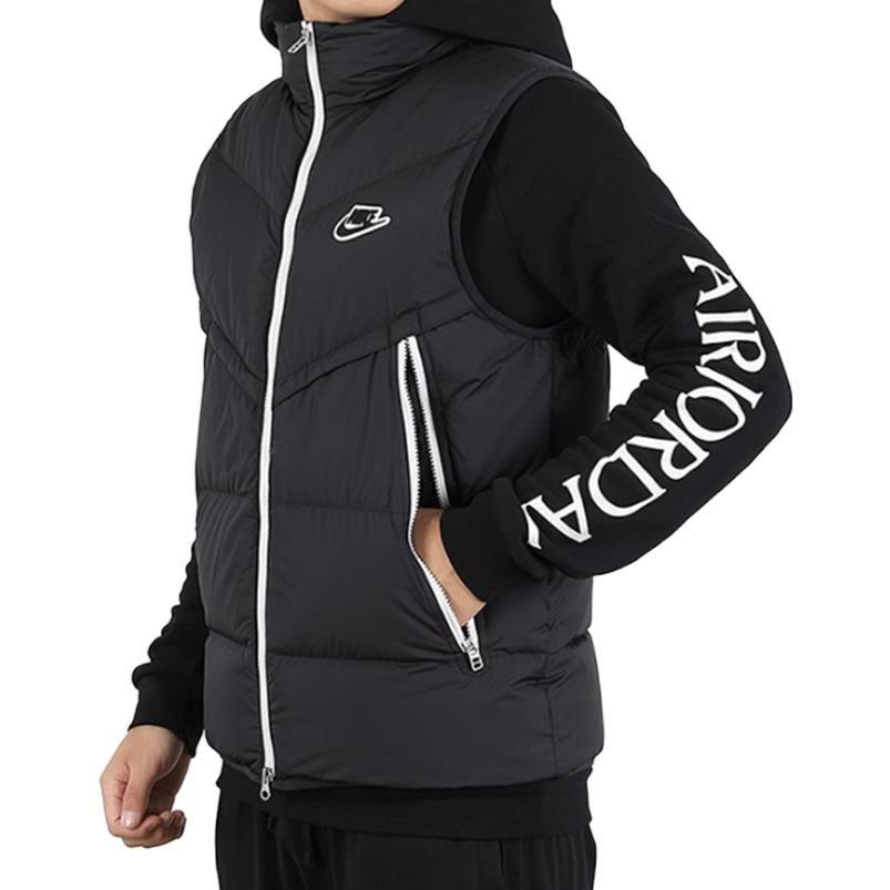 Nike Gilet Imbottito Sportivo da Uomo Nero CU4415-010