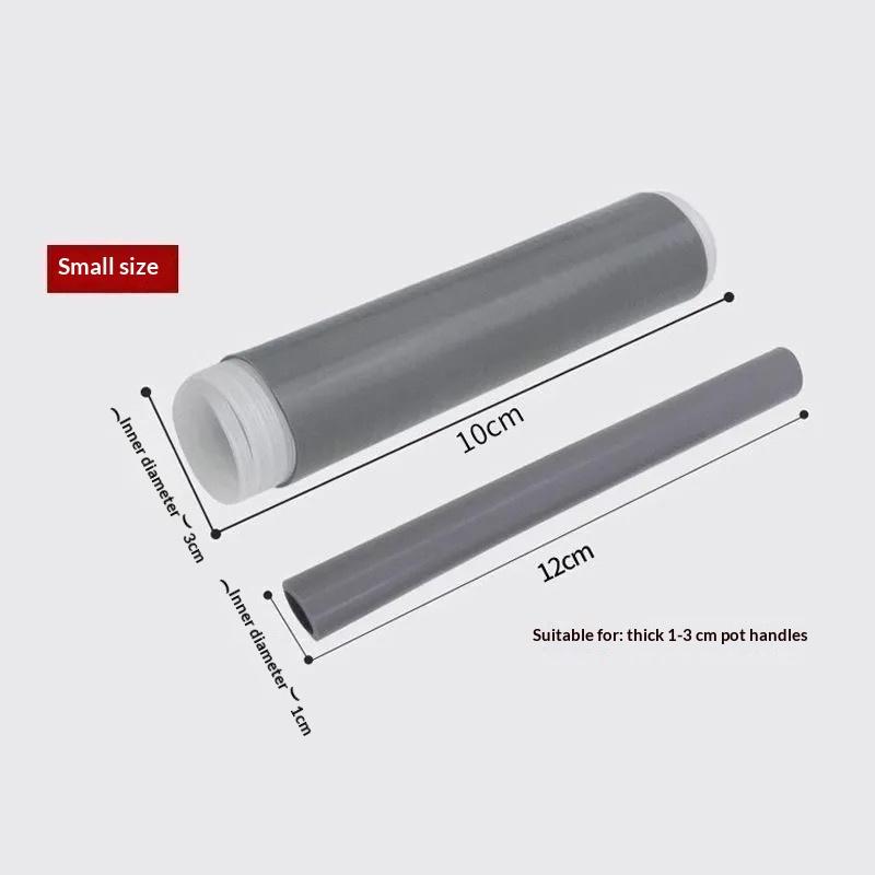 Pot Handle Heat Insulation Cover Anti-Scalding Rubber Handle Cover Frying Pan Protector Hot Handle Holder Sleeve For Cookware