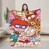 Rugrats Chuckie Finster  Blanket  Travel Office Flannel Bedding Throws For Couch Chair Super Warm Customized Quality Bedspread
