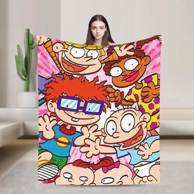 Rugrats Chuckie Finster Blanket Travel Office Flannel Bedding Throws For Couch Chair Super Warm Customized Quality Bedspread