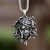 Collier Femme Medusa Pendant Gothic Ancient Greek Snake Necklace Para Hombre Femme Cadeau