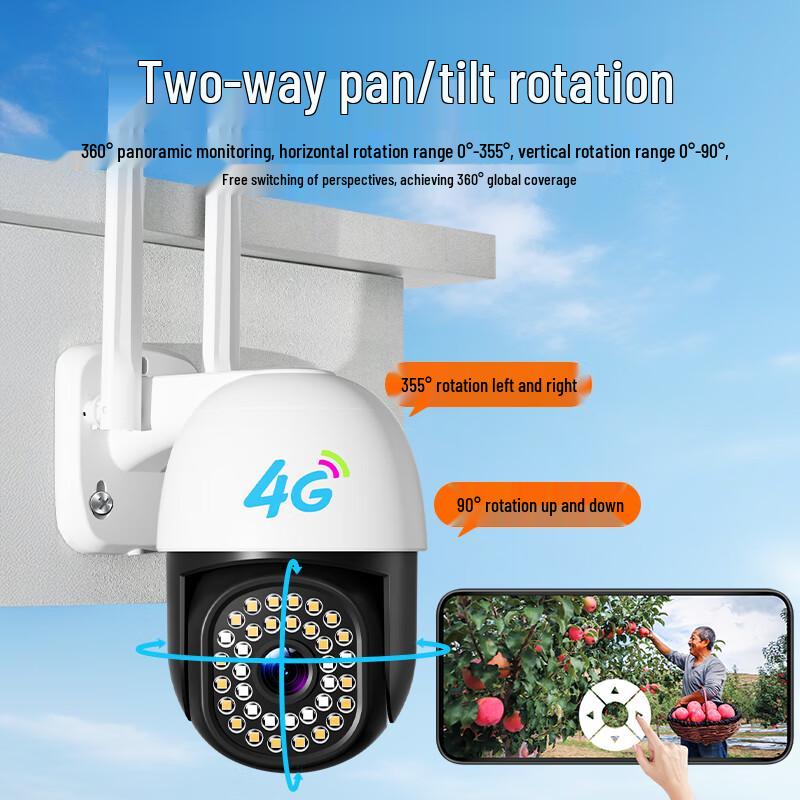 Haoqu 360° Outdoor & Home PTZ Security Camera with Night Vision CN plug (adapter included)