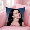 Popular fashion Elegant Chinese DDilraba Dilmurat Cushion Cover Pillow Case Soft Friendly Fabric  Concealed Zipper