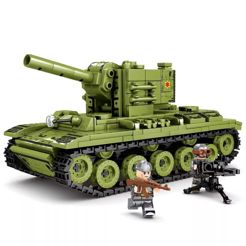 Heavy Tank Diorama Boy Puzzle Assembling Toy Military Armored Vehicle