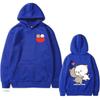 Cartoon Couple Graphic Hoodies for Women Men Clothing Cute Anime Printed Hooded Pullover Long Sleeves Fleece Streetwear