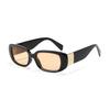 Letter Glasses Y2010-W Rectangular Sunglasses For Women Ins Large Frame Retro Sunglasses For Men