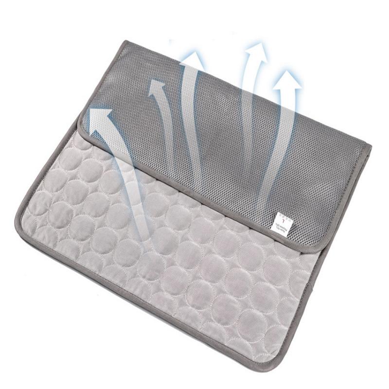 Self Cooling Dog Mat Summer Ice Silk Pet Cold Bed Washable Anti-Scratch Pad for Small Medium Large Dogs And Cats for Sofa Floor