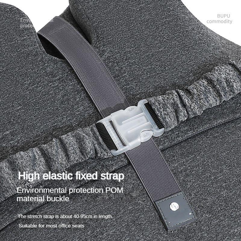 Memory Foam Lendenstützkissen für Rücken Taille Orthopädisches Kissen Steißbein Bürostuhlkissen Autositz Schmerzlinderung Massagepad