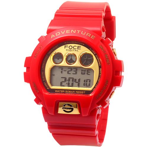 [FOCE] FOCE Unisex Sports Urethane Band Digital Watch FD121RD FD121RD