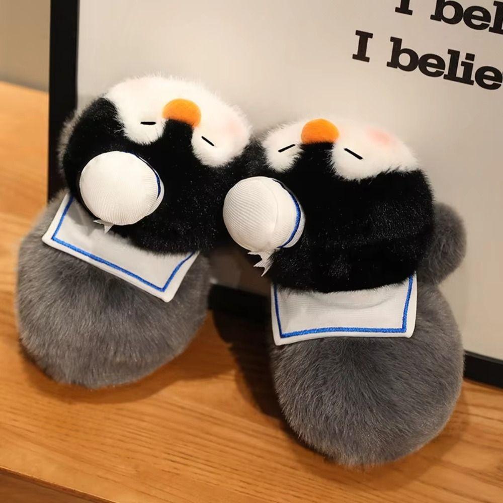 Soft Penguin Cosplay Navy Plush Doll Fluffy Stuffed Animal Penguin Toy  Home Decor