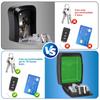 Wall Mount Key Lock Box 10 Keys Large Capacity Lockbox Resettable 4 Digit Passwords Code Security Lock for Home Garage Realtors