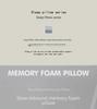 Memory Foam Cervical Pillow for Dorm & Home: Anti-Mite Comfort for Neck Support