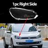 Cache d'optique de phare avant de voiture pour Volkswagen VW Golf 6 MK6 GTI R 2010-2014 Abat-jour transparent Coque de phare
