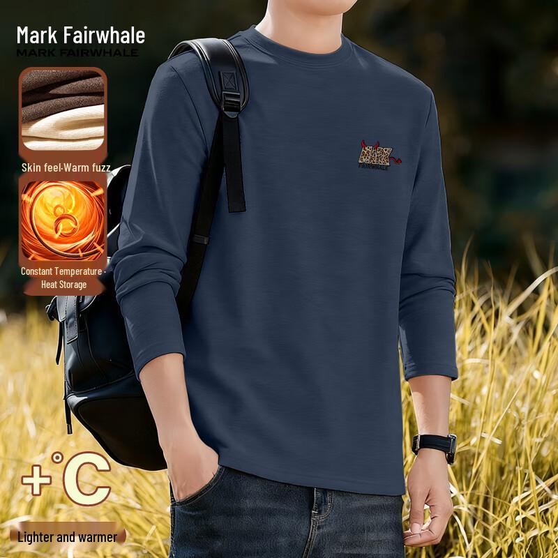 Mark Fairwhale Men s Fleece Lined Leopard Graphic T-Shirt L