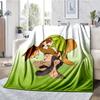 Pettson and Findus Theme Printed Blanket - Perfect for Couch, Bed, Travel & Outdoor Use | Machine Washable, Cozy & Durable.