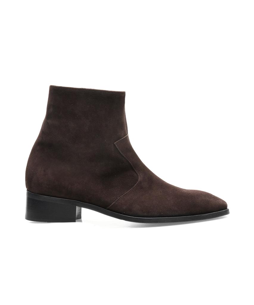 Allclassic Alc139 Adore Western Boots Black_D.Brown Suede