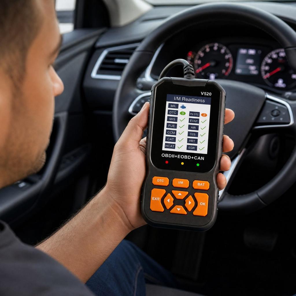 V520 Automotive Scanner, Car Fault Detector Tool for Vehicle Maintenance