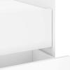 Nightstand White 45 X 50 X 50 Cm Particleboard