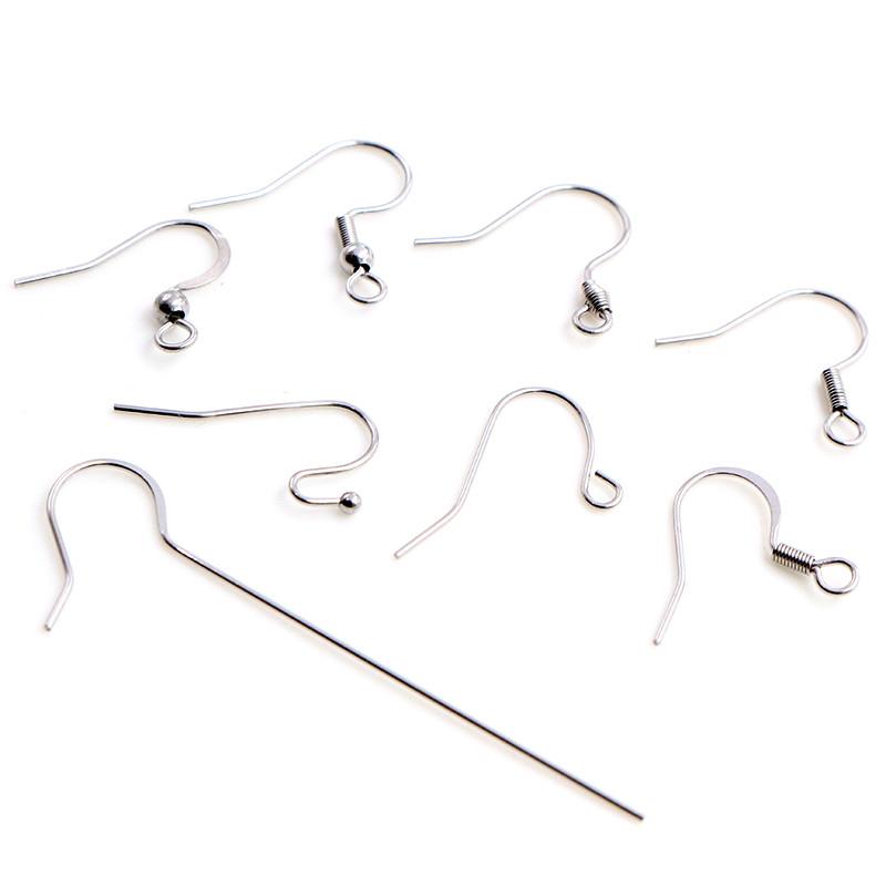  20x17mm Multi Styles Stainless steel DIY Earring Findings Clasps Hooks Jewelry Making Accessories Earwire