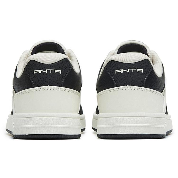 New Anta Life Collection Anti Slip Wear Resistant Low Top Skateboard Shoes Women's White Black Gray 122258068-2