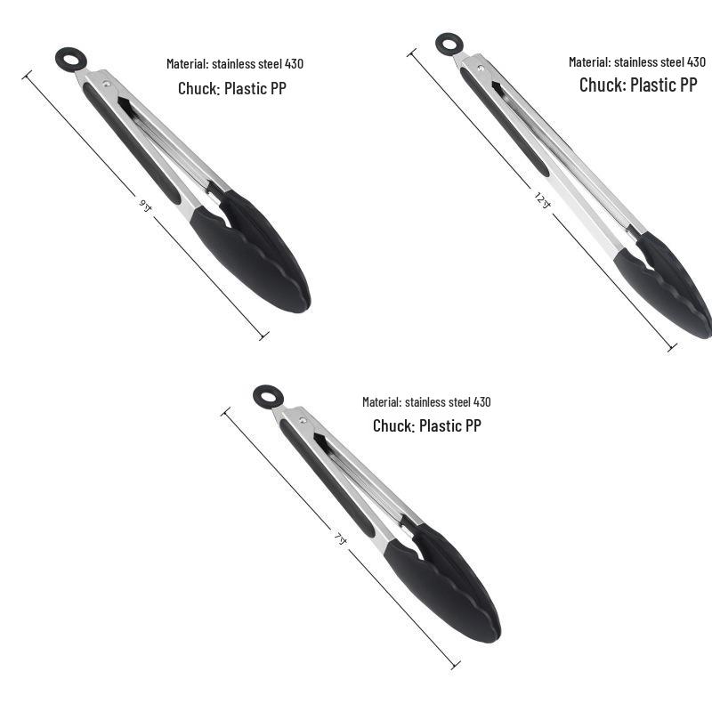 Heat-Resistant Silicone Food Clips: Commercial-Grade Grilling Tools for Steak & BBQ