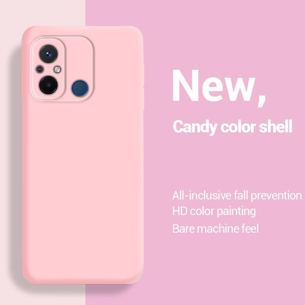 For Xiaomi Redmi 12C Case Matte Silicone Back Cover For Xiaomi Redmi 12C 12 C Phone Cases For Redmi 12C Fundas Coque