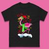 Fa La La La Mingo Pink Flamingo Christmas Mens T Shirt Womens Tops Tees