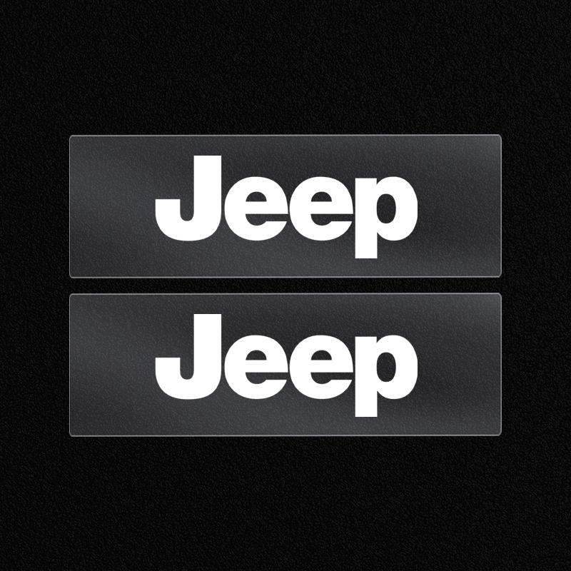 

2/5/10 шт. Наклейка с логотипом автомобиля, Наклейки на центральную консоль, Автоаксессуары для Jeep Renegade Wrangler JK JL Grand Cherokee Compass Patriot и т.д. 2pcs